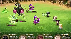 defending the city with my whores' friends, this big-breasted adventurer leads a cuckold harem rpg against enemies in part 7.