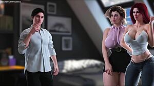 Perverted stepmom flaunts cock sucking skills in Apocalust Ep 09.