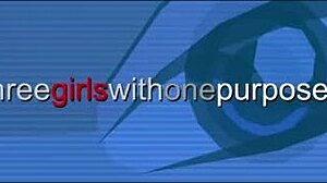 Kızıl Saçlı ve Sarışın Üçlüde Sakso Paylaşır Animasyonda