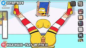 Marge Simpsons Milf in Multiple Positions with Creampie Compilation