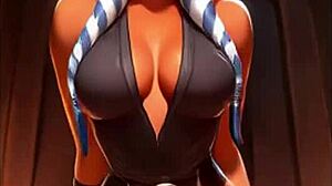 i can't get enough of ahsoka in doggystyle and missionary deepthroat blowjob action