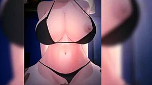 Hey, wanna see this hentai 3D milf alien girl get wild?