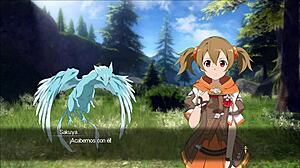 Sword Art Online Hollow Realization Episode 14 Action Sequence