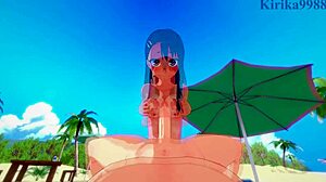 Hayase Nagatoro and Senpai share intense creampie sex in 3D hentai play.