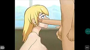 Can you handle this super deepthroat gameplay in hentai blowjob action?
