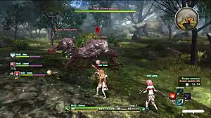Sword Art Online Hollow Realization Episode 14 Action Sequence