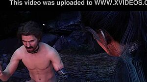 Nudexpedition 33 Ep 12: Lune And Gustave Camp With Hairless Pussy And Monster Cock