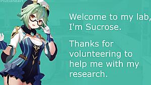 Sucrose的诱人性爱疗法：Genshin Impact第3集手淫指导带口交暗示