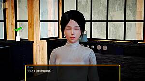 Redhead Teen's Big Tits In New Family Scene