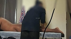 Why resist flashing your cock to that Asian massage girl Piuki in Thailand during her session?