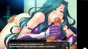 Taimanin RPGX features Ayame in part 1 with intense hentai action sub español