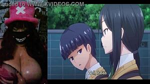 watching hotwife with big natural tits enjoy hentai creampie ep2