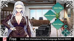 comic demo follows erotic game adventures at doki boki international hentai language school.