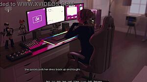 Reclaiming the lost 03 - streamer teases her chat with her massive tits and squirting creampie!