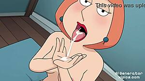 Louis Griffin from Family Guy in wild family porn hentai R34 collection with nude cartoon pictures generated by AI