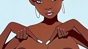 ahegao e-girl gets rough missionary fucking