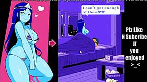 why stop after fucking and cumming inside her big tits all night in this rock paper scissor hentai game gallery?