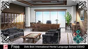 comic demo follows erotic game adventures at doki boki international hentai language school.