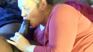 Giving Him That Gawk Gawk With Big Black Cock Deepthroat