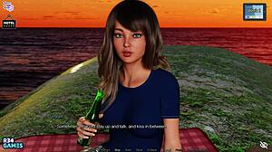 Helping her out in a steamy reunion with step sister in 3D hentai