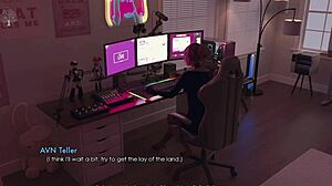 Streamer teases chat with massive tits