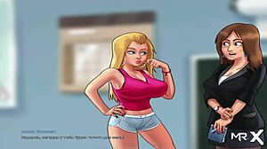 Teacher, can I touch your tits like this in summertimesaga episode?