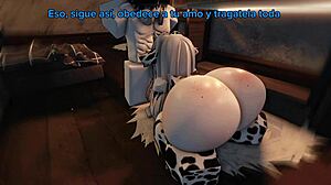 Curvy Figure With Big Ass And Tits Craves Massive Cock Between Her Legs