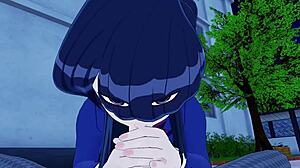 Komi San dominates in hentai with fierce 3D scenes