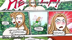 giantess growth in fairy tail parody with huge tits expansion