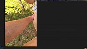 stepsister boldly takes creampie in panties during quick outdoor pov cum help