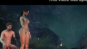 Nudexpedition 33 Ep 12: Lune And Gustave Camp With Hairless Pussy And Monster Cock