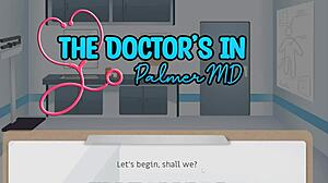 In the first part, a chubby doctor gives his patient a handjob in the hospital.