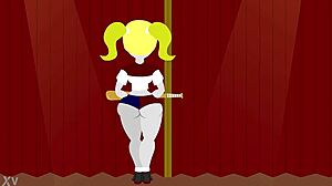 the misadventures of maxi and sherrie camille cosplay hint at harley quinn big ass anime fun