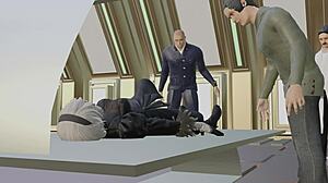 2B undergoes her first military exam in the laboratory!