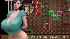 fighting a giant flower in the zombies retreat game part six