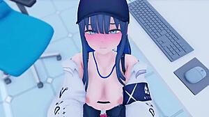 Joumae Saori 的3D Rule 34动画合集，动漫Hentai风格