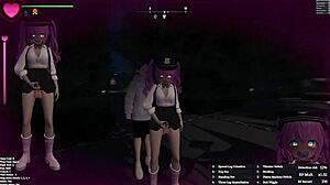 3D女孩在扶她动漫里暴露秘密