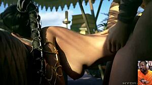 Shadowheart's Bald Pussy Gets Backshots: 'Miranda Shoves Huge Dildo in My Tight Ass'