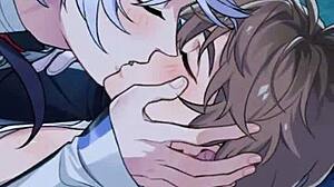 Hey, check out nu carnival blade in this yaoi holiday animation with big cock blowjob and anal action
