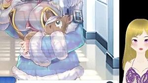 Anime Girl's Big Tits Fondled and Lactating