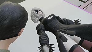 2B undergoes her first military exam in the laboratory!