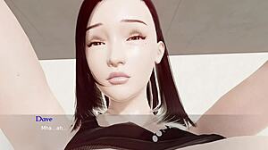 Giant milf intensely sucks monster cock in bound by lust 3d game