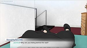 Busty Milf Stepmom Shoves Huge Tits in His Face!