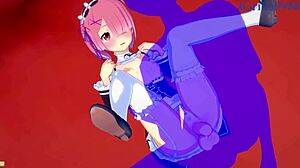 Ram and Rem from Re Zero engage in wild oppai creampie sex with intense orgasms!