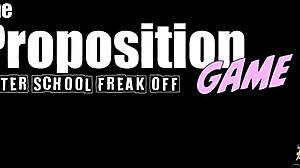Mrs Keagan unleashes big tits in afterschool interracial mature action