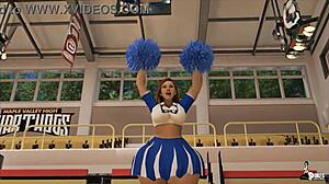 Mrs Keagan unleashes big tits in afterschool interracial mature action