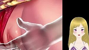 动漫女孩被鞭打和手指玩弄