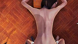 Sexy girl gets fucked in 3D animation