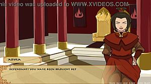 Four Elements Trainer Explores Korra in BDSM Slave Route with Parody Anime Game Actions