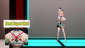 Hey, what's up with supporting via Super Chat in this Rule 34 anime clip?